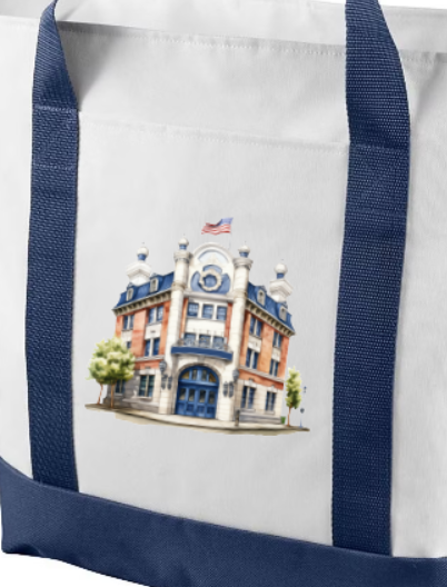 Pinup Navy Girl Bag - choose your design and bag size