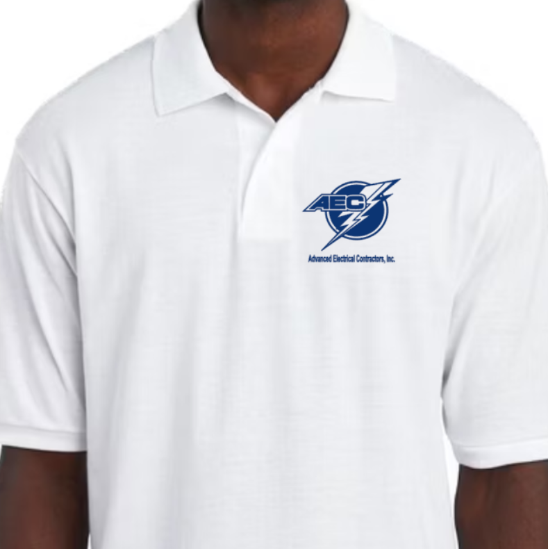 AEC Adult 5.6 oz. SpotShield™ Jersey Polo (choose custom color and logo type)