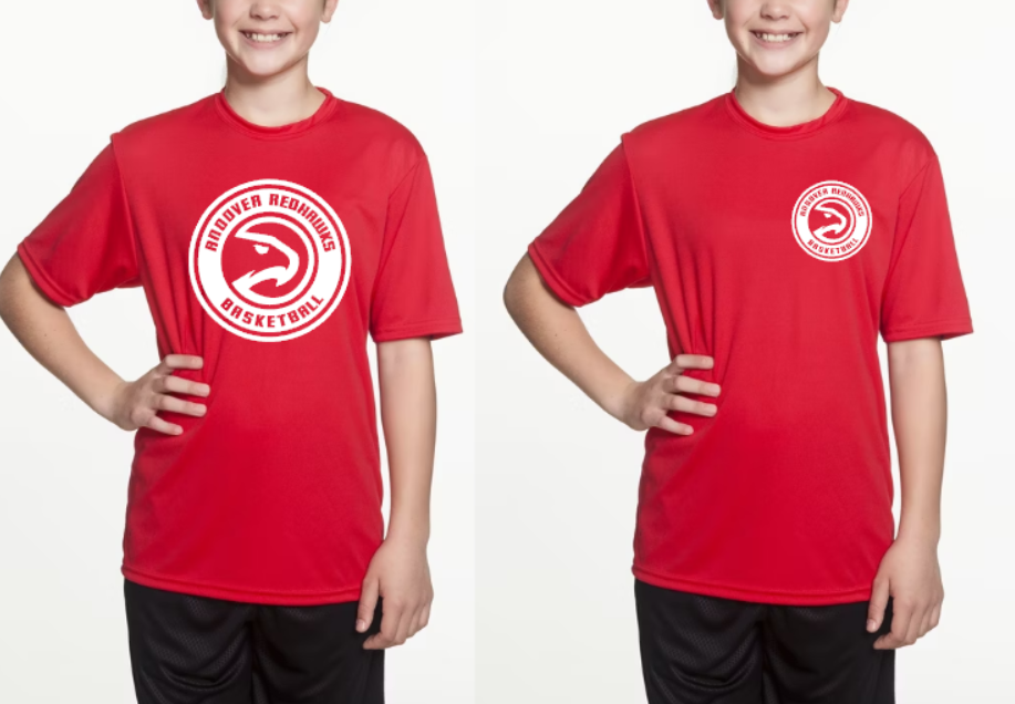 Andover Basketball Wicking Tee Youth and Adult Sizes
