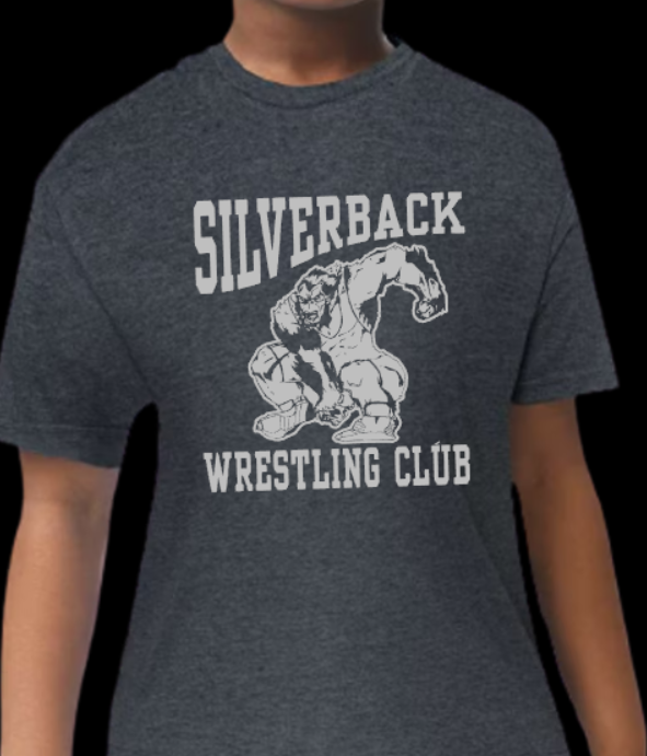 Silverback Wrestling King of the Mat Tshirt YOUTH to ADULT sizes (multiple color choices)