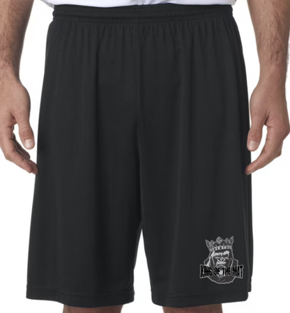 Silverback Wrestling King of the Mat 9" Shorts Black ADULT