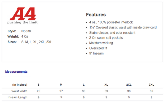 Silverback Wrestling King of the Mat Pocketed 9" Shorts Black ADULT