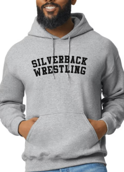 Silverback Wrestling Lettering Hooded Sweatshirt - Youth to adult sizes - customize yours today!