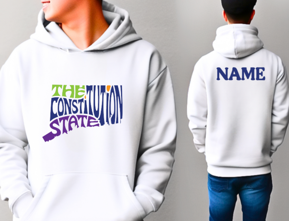 Connecticut Constitution State Softstyle Hoodie - (lots of color choices)