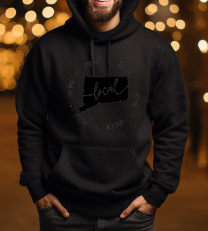 Connecticut Local Softstyle Hoodie - (lots of color choices)