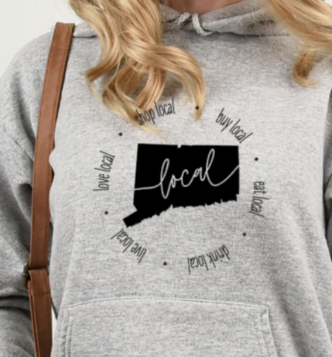 Connecticut Local Softstyle Hoodie - (lots of color choices)