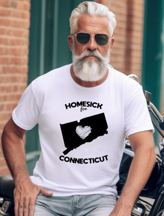 Connecticut Homesick Tshirt - Bella Canvas (lots of color choices)
