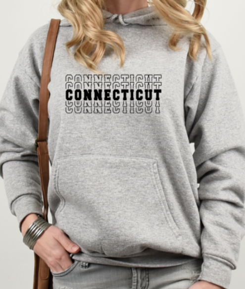 Connecticut Repeat Softstyle Hoodie - (lots of color choices)