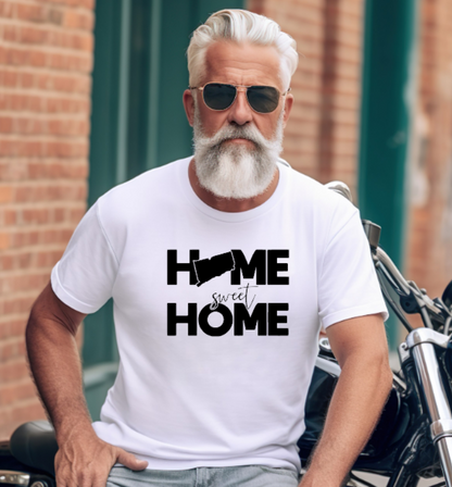 Connecticut Home Sweet Home Tshirt - Bella Canvas (lots of color choices)