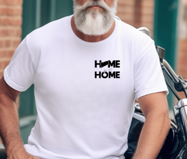 Connecticut Home Sweet Home Tshirt - Bella Canvas (lots of color choices)