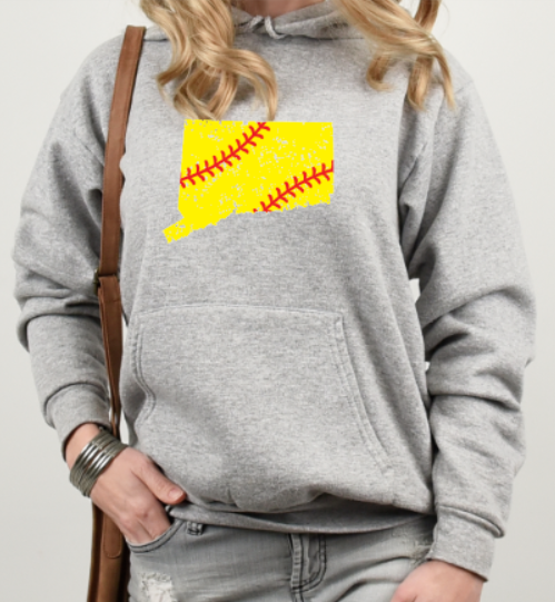Connecticut Softball Softstyle Hoodie - (lots of color choices)
