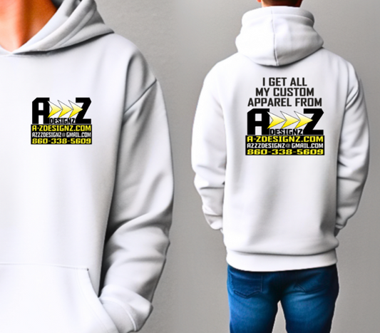 AZ Designz Logo Softstyle Hoodie - (lots of color choices) - support AZ Designz!