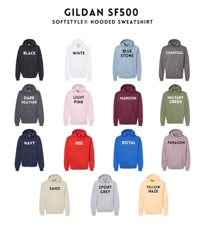 Cheer Dad - Hooded Softstyle Sweatshirt (multiple color/ layout choices)