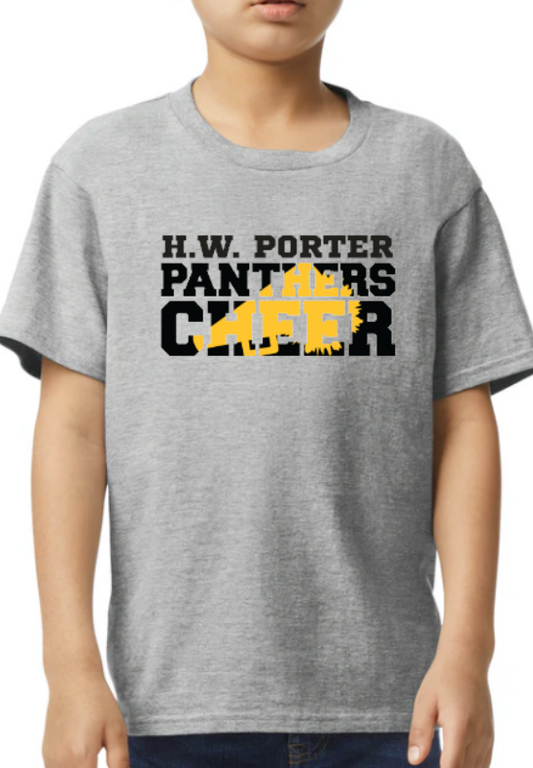 H.W. Porter Panthers Cheer YOUTH Softstyle Tee