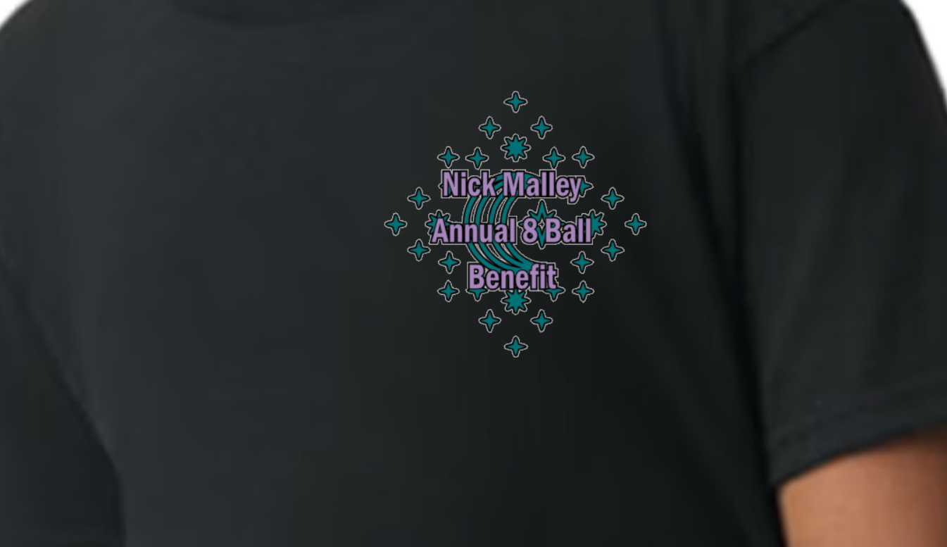 Nick Malley 8Ball Tournament - YOUTH Softstyle Tshirt