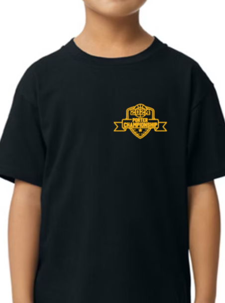 Porter Championship YOUTH Softstyle Tee - Customized Back Available