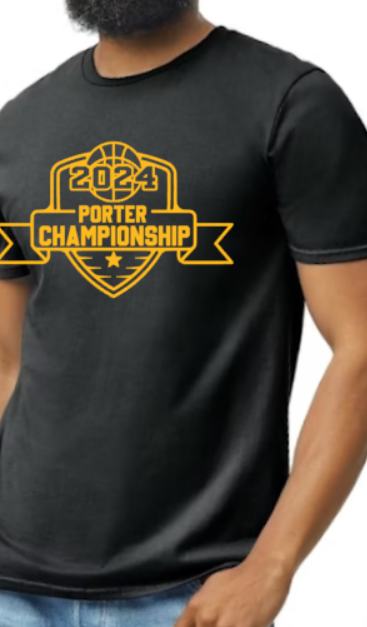 Porter Championship ADULT NEW! Softstyle Tees - Customized back available