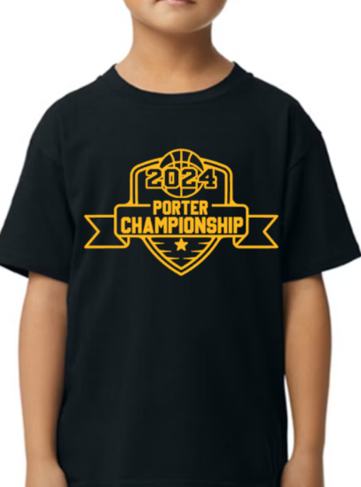 Porter Championship YOUTH Softstyle Tee - Customized Back Available