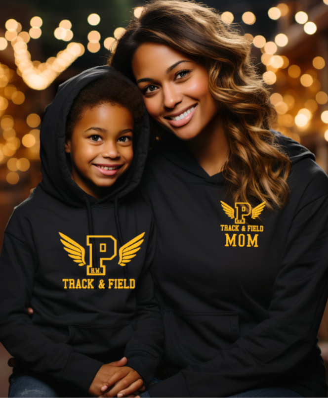 H.W. Porter Track and Field Softstyle Hoodie Adult - customization available