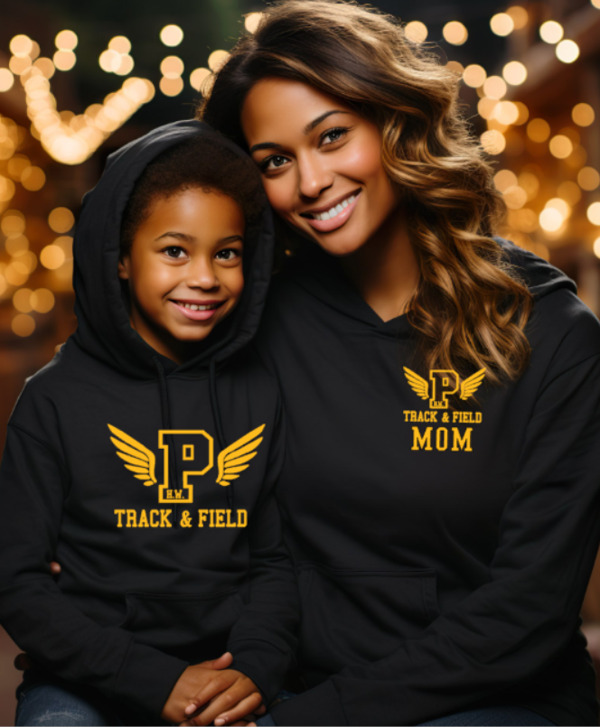 H.W. Porter Track and Field - Hooded YOUTH Softstyle Sweatshirt - customization available