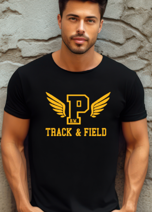 H.W. Porter Track and Field ADULT NEW! Softstyle Tees - Customization available