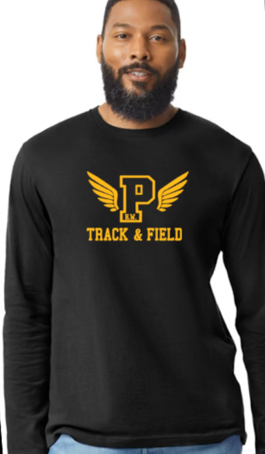 H.W. Porter Track and Field Long Sleeve Adult Tshirt