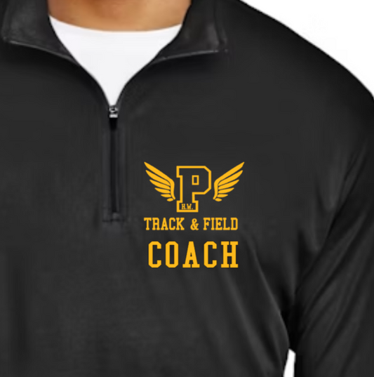 H.W. Porter Track and Field Long Sleeve Zone Performance Quarter-Zip