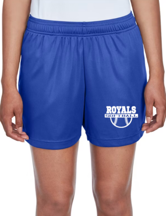 Royals Softball Women's Zone Performance Shorts XS-3xl