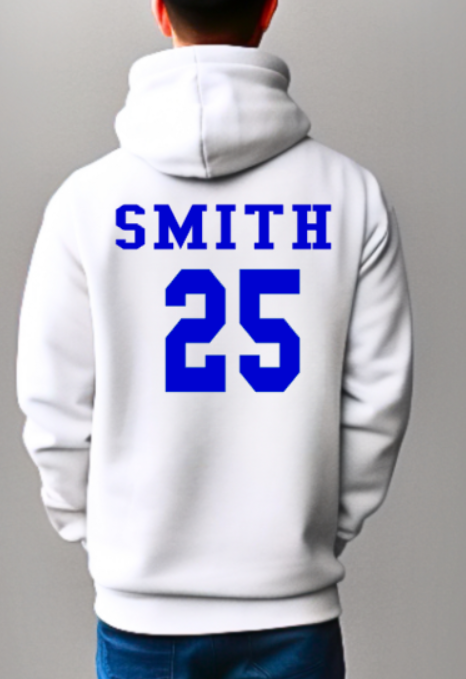 Royals Baseball WHITE Softstyle Hoodie Adult - customization available