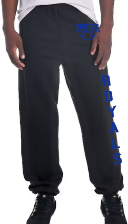 Royals Softball BLACK Sweatpants Youth to Adult