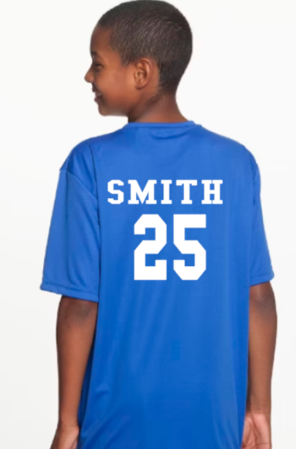 Royals Baseball BLUE YOUTH Softstyle Tee - Customization Available