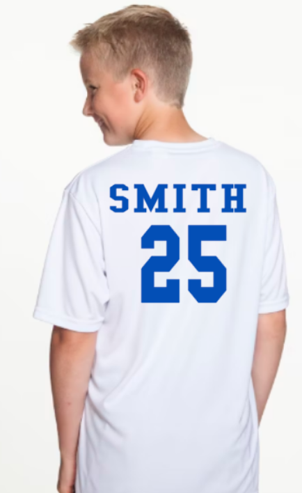 Royals Baseball WHITE YOUTH Softstyle Tee - Customization Available