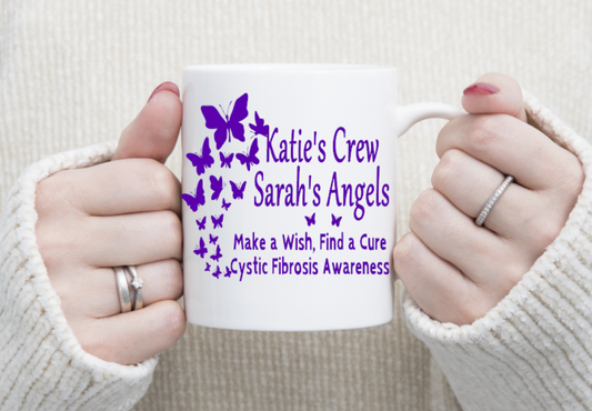 Katie's Crew Sarah's Angels White Coffee Mug