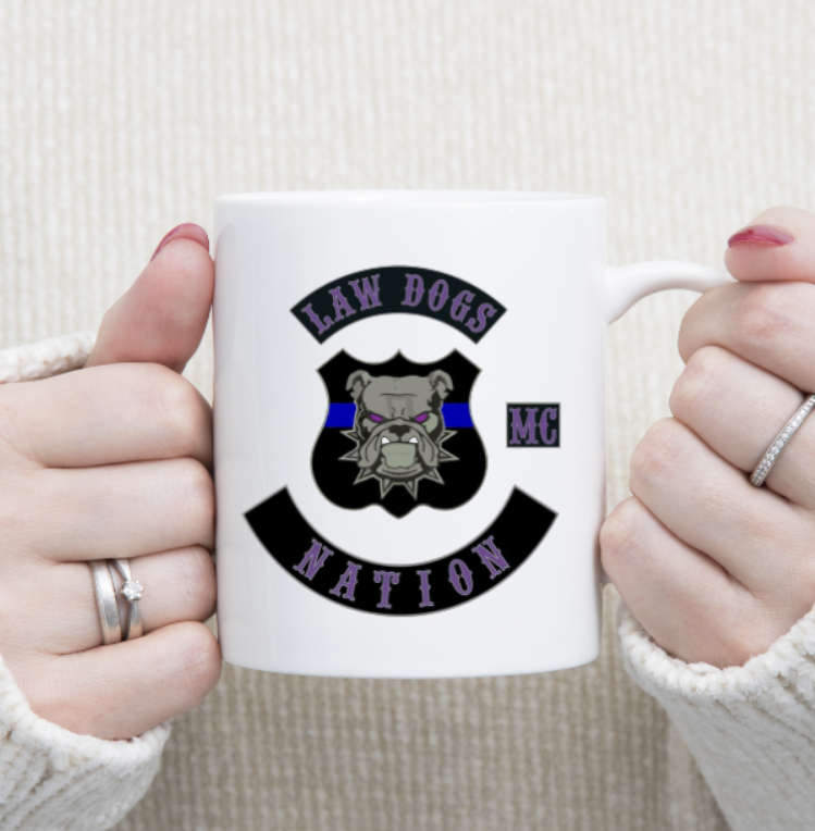 Law Dogs Nation White Coffee Mug