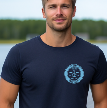 Columbia CT Lake Life Circle Softstyle Gildan Tshirt Adult.  Multiple Colors - Customizable