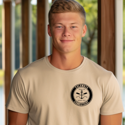 Columbia CT Lake Life Circle Softstyle Gildan Tshirt Adult.  Multiple Colors - Customizable