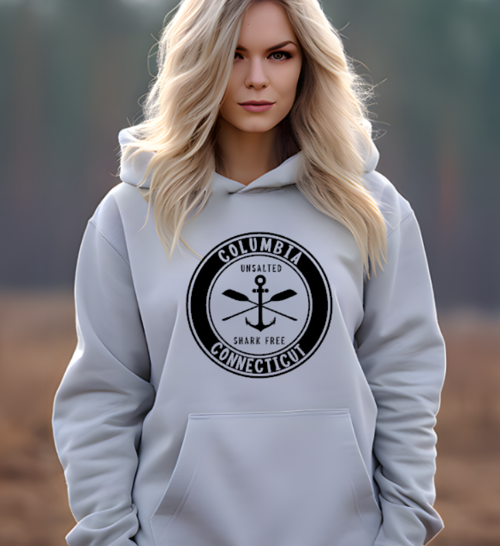 Columbia CT Lake Life Circle Softstyle Gildan Hoodie Adult.  Multiple Colors - Customizable