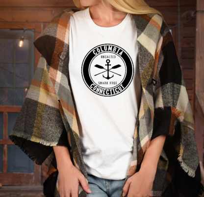 Columbia CT Lake Life Circle Softstyle Gildan Tshirt Adult.  Multiple Colors - Customizable
