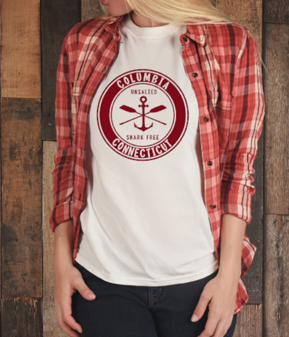 Columbia CT Lake Life Circle Softstyle Gildan Tshirt Adult.  Multiple Colors - Customizable