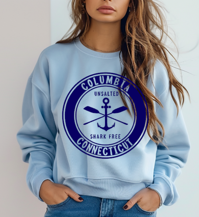 Columbia CT Lake Life Circle Softstyle Gildan Crew Neck Sweatshirt Adult.  Multiple Colors - Customizable