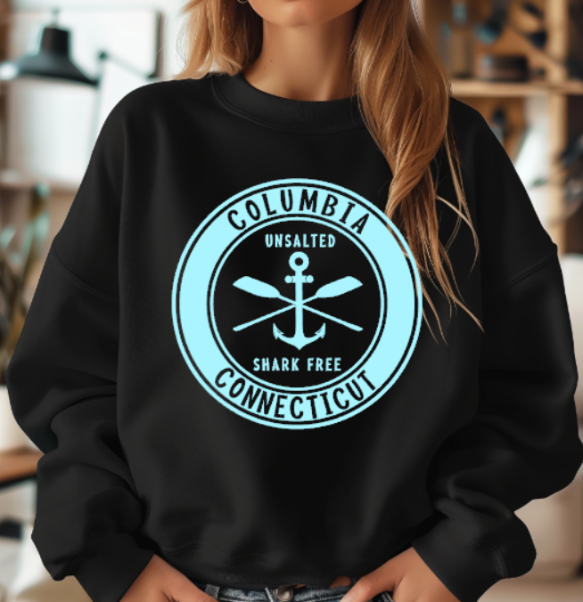 Columbia CT Lake Life Circle Softstyle Gildan Crew Neck Sweatshirt Adult.  Multiple Colors - Customizable