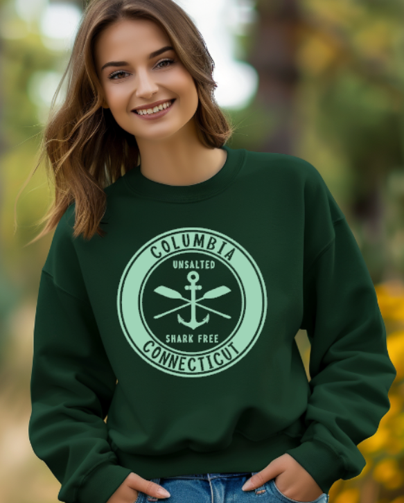 Columbia CT Lake Life Circle Softstyle Gildan Crew Neck Sweatshirt Adult.  Multiple Colors - Customizable