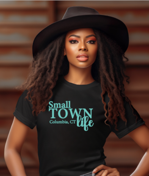 Columbia CT Small Town Life Softstyle Gildan Tshirt Adult.  Multiple Colors - Customizable