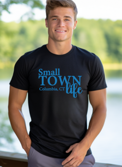 Columbia CT Small Town Life Softstyle Gildan Tshirt Adult.  Multiple Colors - Customizable