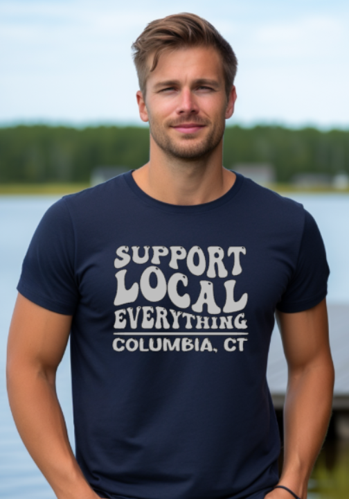 Columbia CT Support Everything Softstyle Gildan Tshirt Adult.  Multiple Colors - Customizable