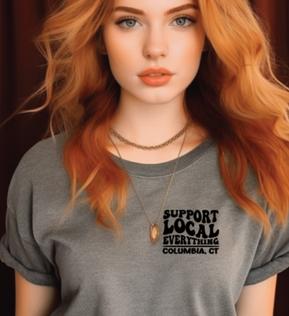 Columbia CT Support Everything Softstyle Gildan Tshirt Adult.  Multiple Colors - Customizable