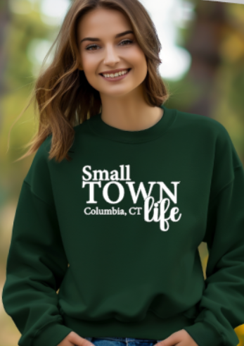 Columbia CT Small Town Life Softstyle Gildan Crew Neck Sweatshirt Adult.  Multiple Colors - Customizable