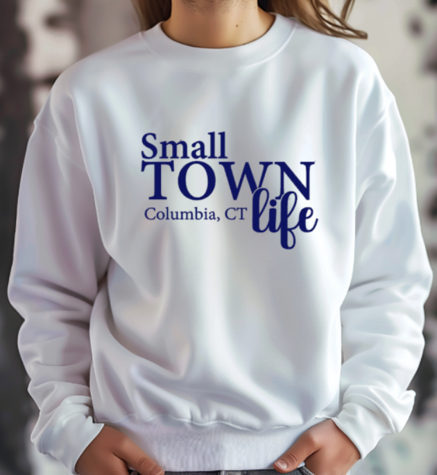 Columbia CT Small Town Life Softstyle Gildan Crew Neck Sweatshirt Adult.  Multiple Colors - Customizable