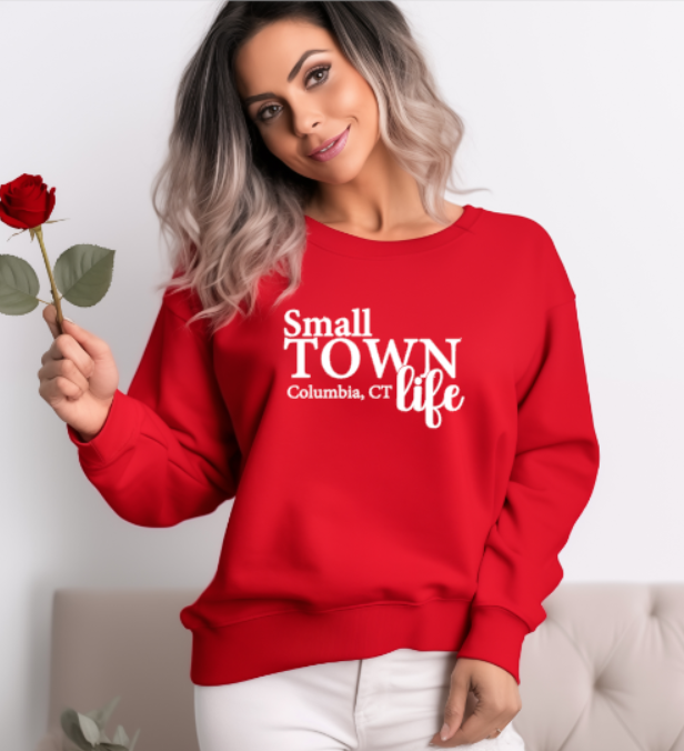 Columbia CT Small Town Life Softstyle Gildan Crew Neck Sweatshirt Adult.  Multiple Colors - Customizable