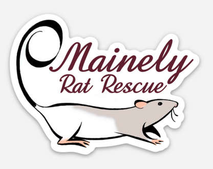 Mainely Rat Rescue Rat Girl Summer Next Level RACERBACK - Customize yours today! Lots of color choices!
